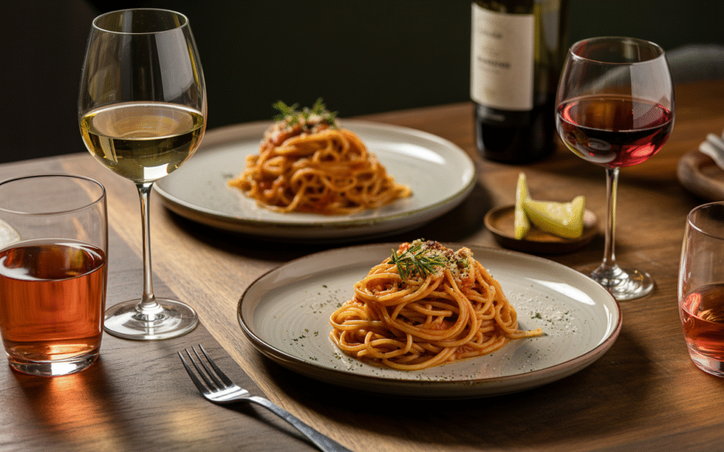 Wine pairings with lobster spaghetti