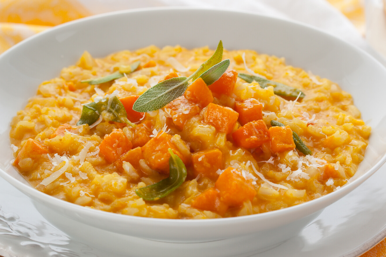 Lobster Butternut Squash Risotto