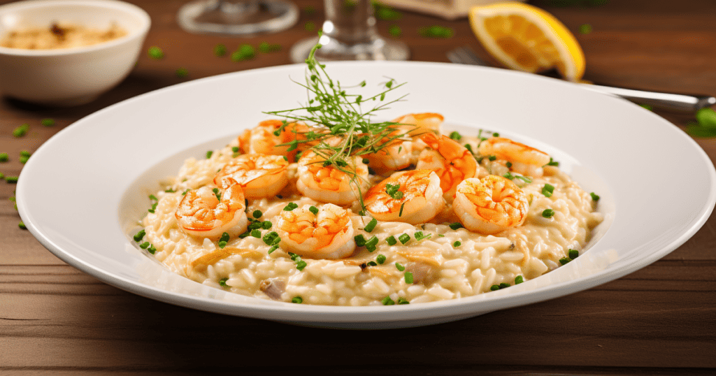 gordon ramsay's seafood risotto with shrimp & scallop
