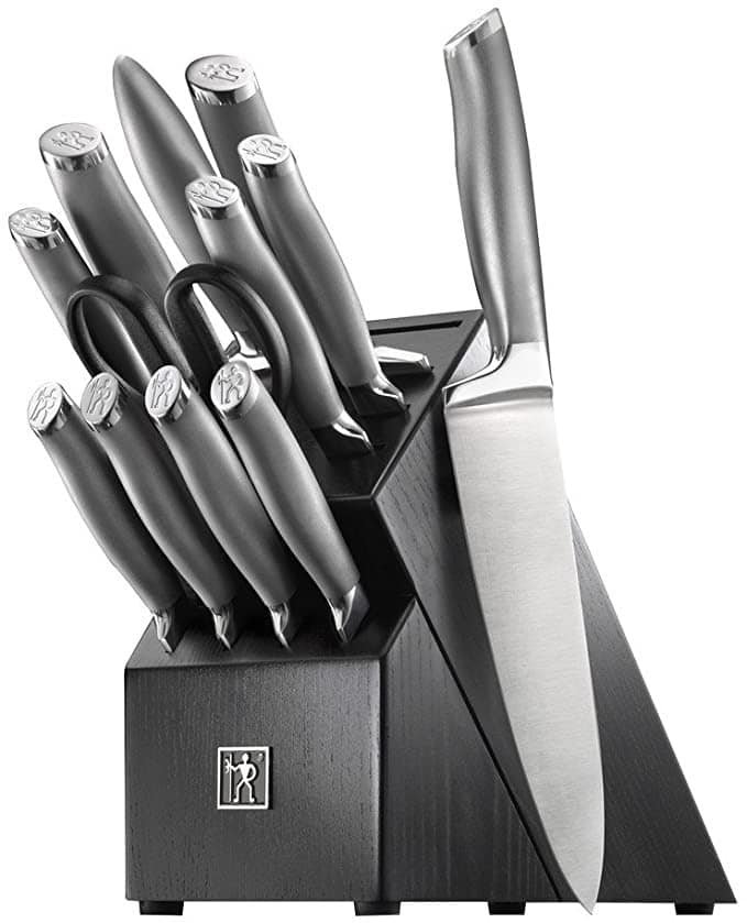 henckels modernist 13 pc knife set with block