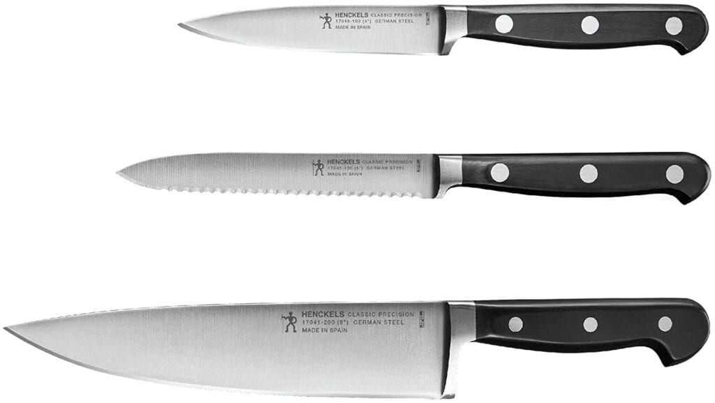 henckels classic precision 3 pc starter knife set