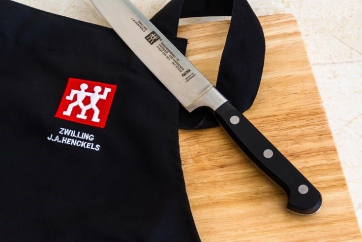 henckels knife and apron