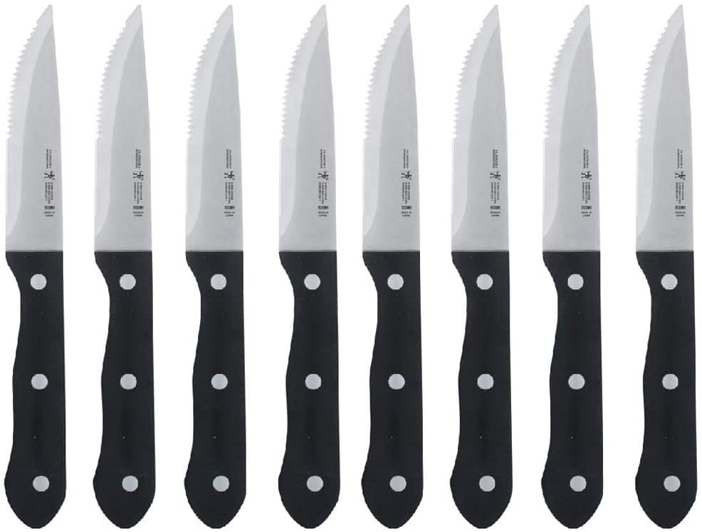 j.a. henckels international 8 pc jumbo steak knife set