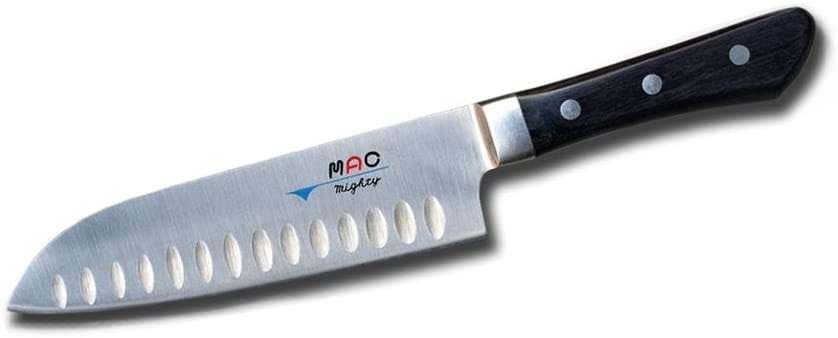 mac knife msk 65 professional hollow edge santoku knife