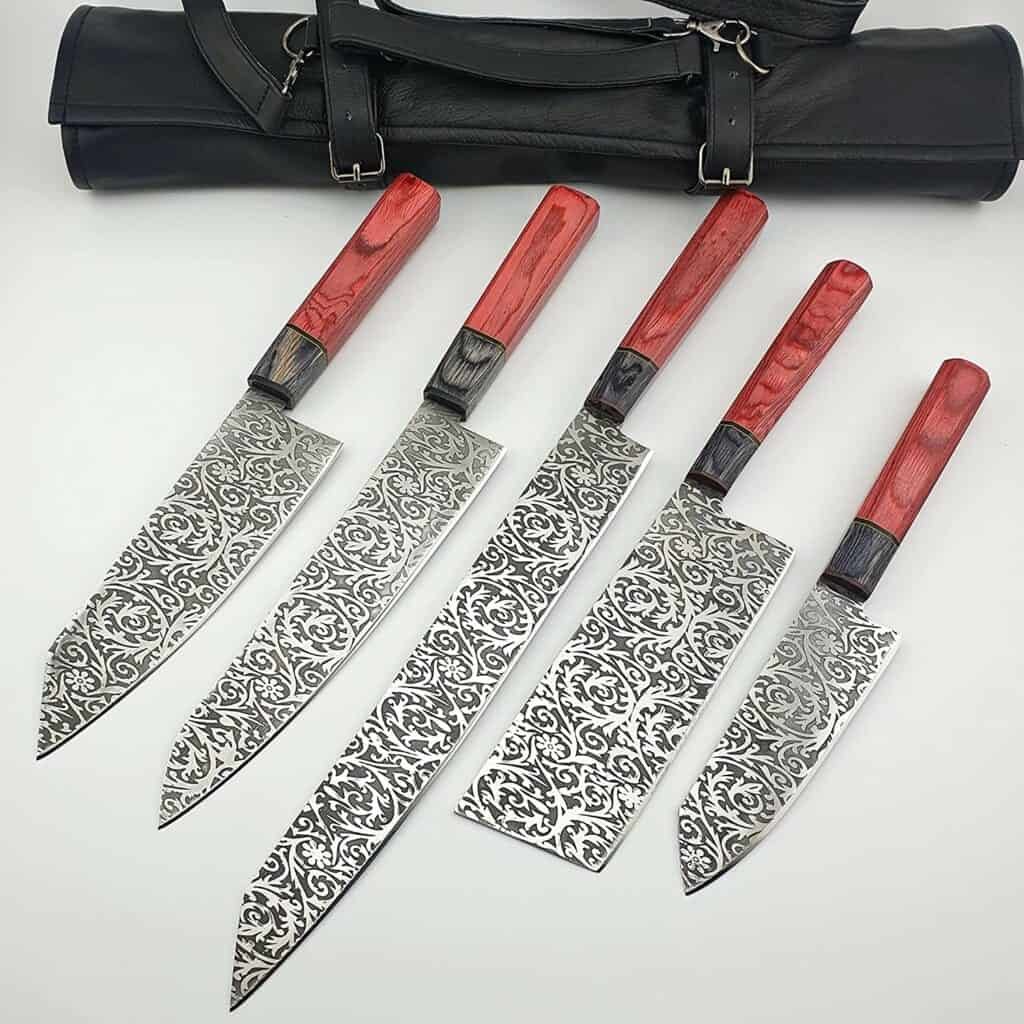 Get RITSU 17 Pieces Kitchen Knife Professional Chef Knife Set & Scissor  Delivered