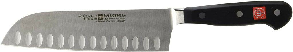 wusthof classic 7 inch hollow edge santoku knife