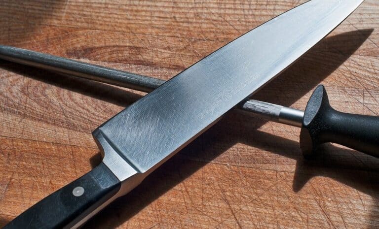 wüstoff knife and sharpening steel