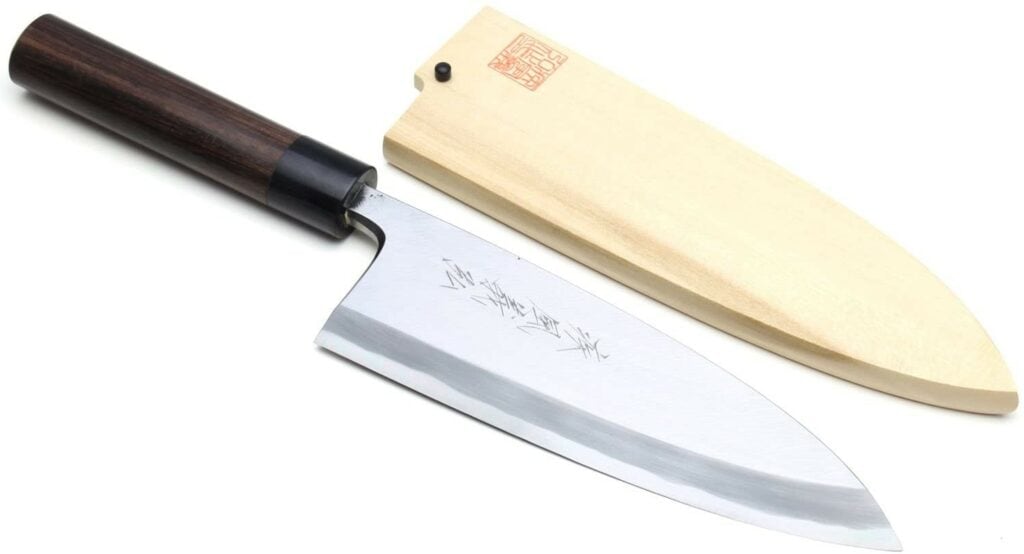 yoshihiro shroko high carbon steel deba japanese knife