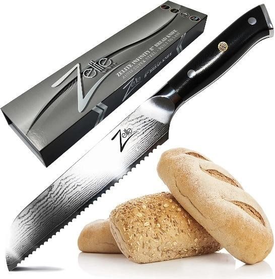 zelite infinity alpha royal japanese series 8 inch bread knife