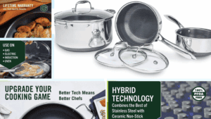 About a year ago, I was drawn to HexClad's captivating appearance, innovative design, and hybrid technology," remarks Gordon Ramsay. "I personally use the pans in my own home and I must say, the combination of stainless steel and non-stick capabilities is simply outstanding. It's an incredibly versatile cookware that delivers exceptional cooking performance."