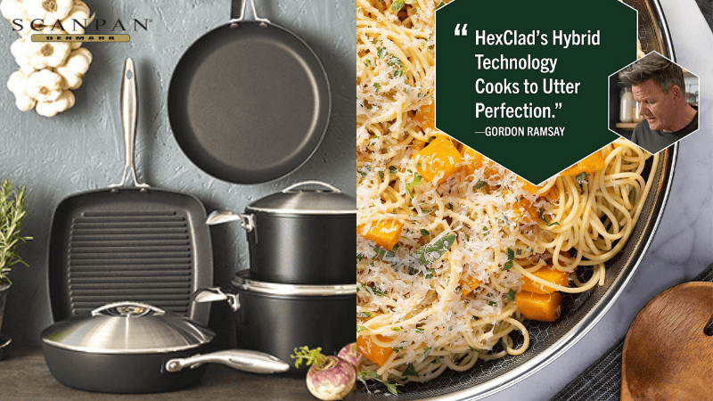 What Pans Does Gordon Ramsay Use at Home: HexClad Cookware 