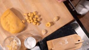 homemade orecchiette pasta