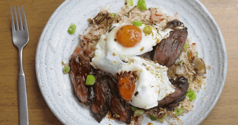 gordon ramsay's steak & kimchi fried rice