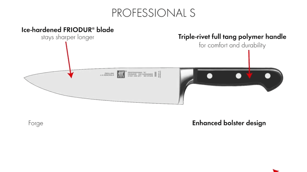 balance and weight zwilling professional s chef knife