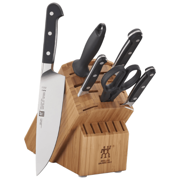 zwilling j.a. henckels pro 7 pc knife block set