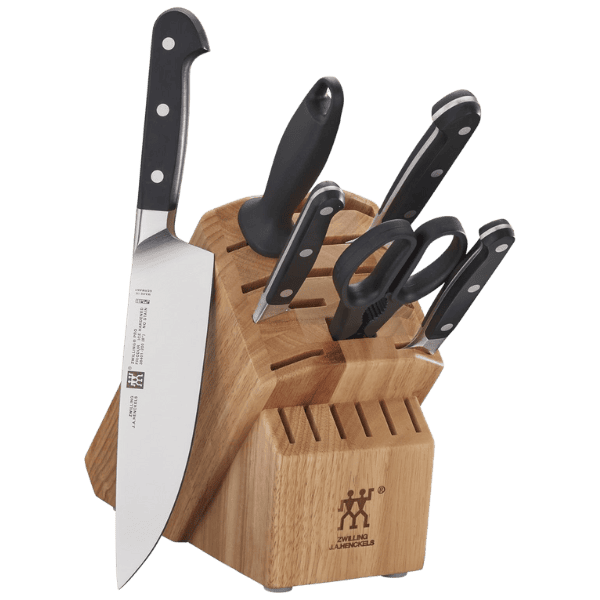 zwilling j.a. henckels pro s 7 pc knife set