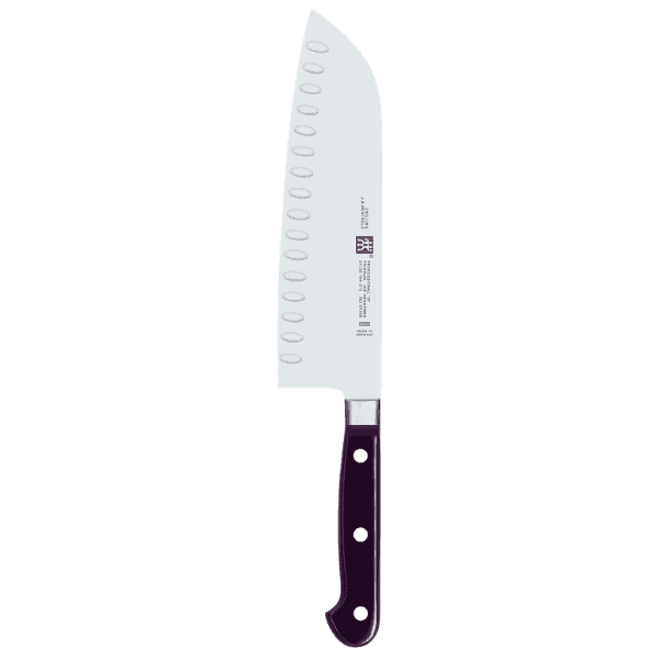 zwilling j.a. henckels pro s 7” hollow edge santoku knife