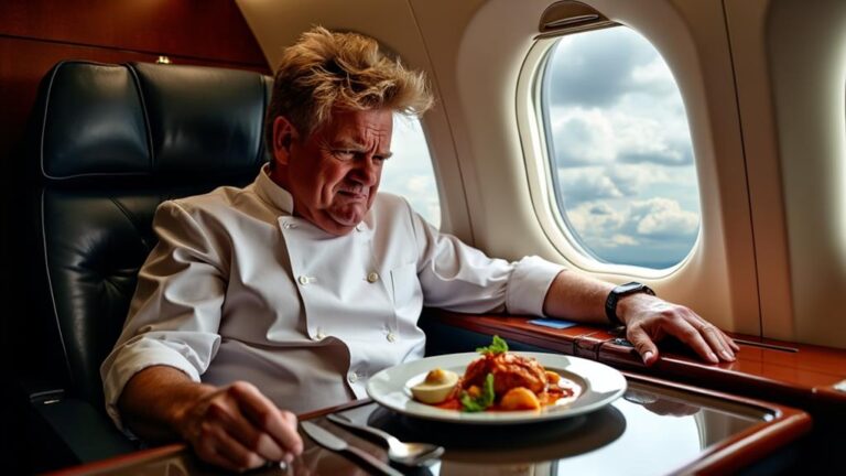 gordon ramsay avoids airplane food