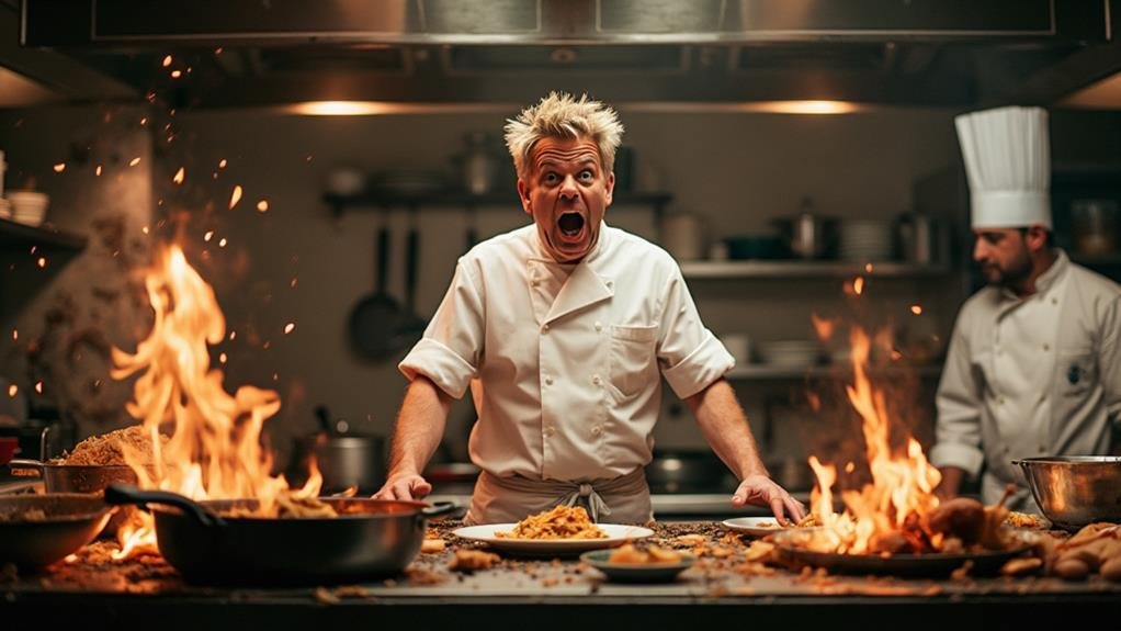 handling kitchen mishaps calmly