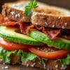 vegan blt with tempeh