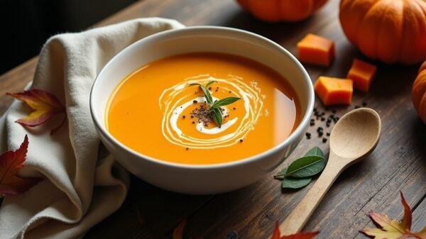 delectable pumpkin soup recipe