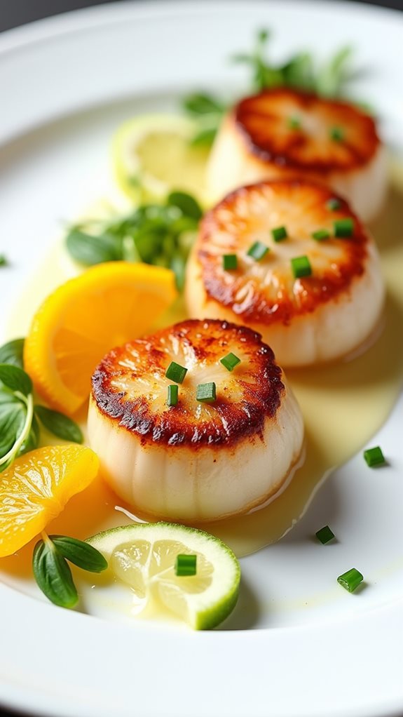 delicious pan seared scallops recipe