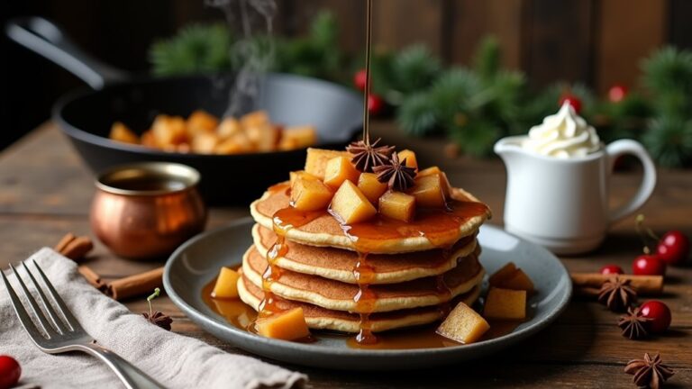 festive breakfast for evenings