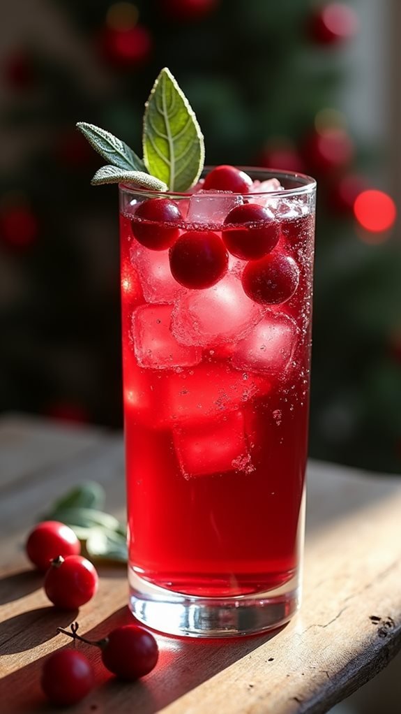 festive holiday cocktail choice