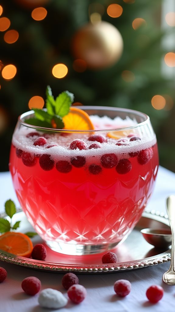 festive holiday party drink