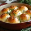 gourmet garlic rosemary rolls