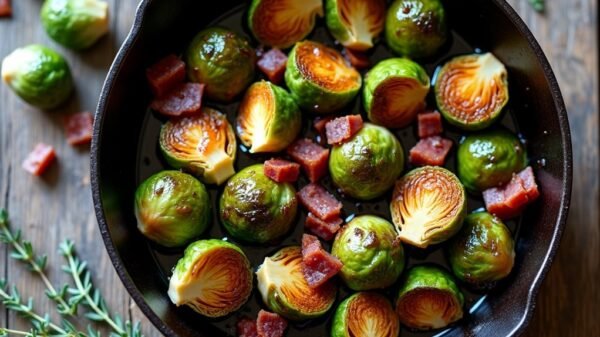 gourmet twist on brussels