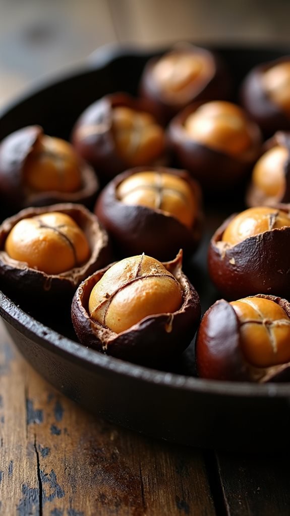 roast chestnuts for enjoyment