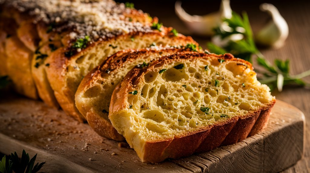 crispy flavorful garlic bread