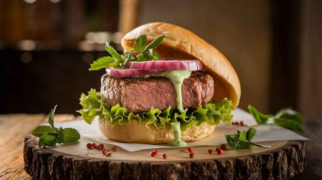 gourmet lamb burger recipe
