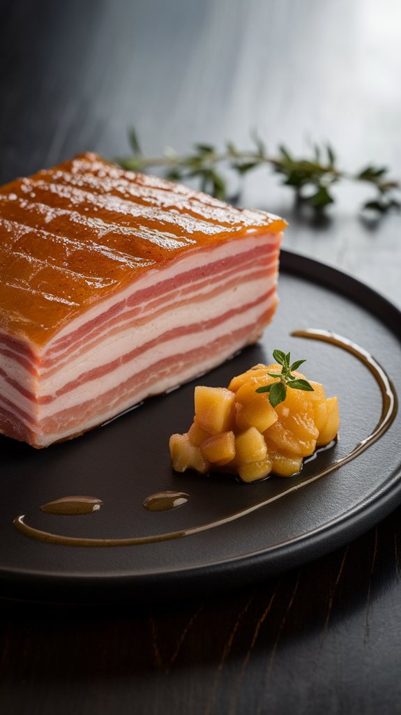 savory pork belly dish