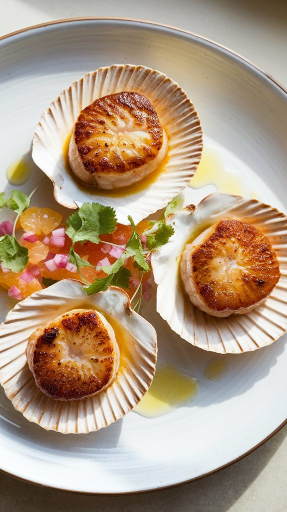 scallops with citrus salsa