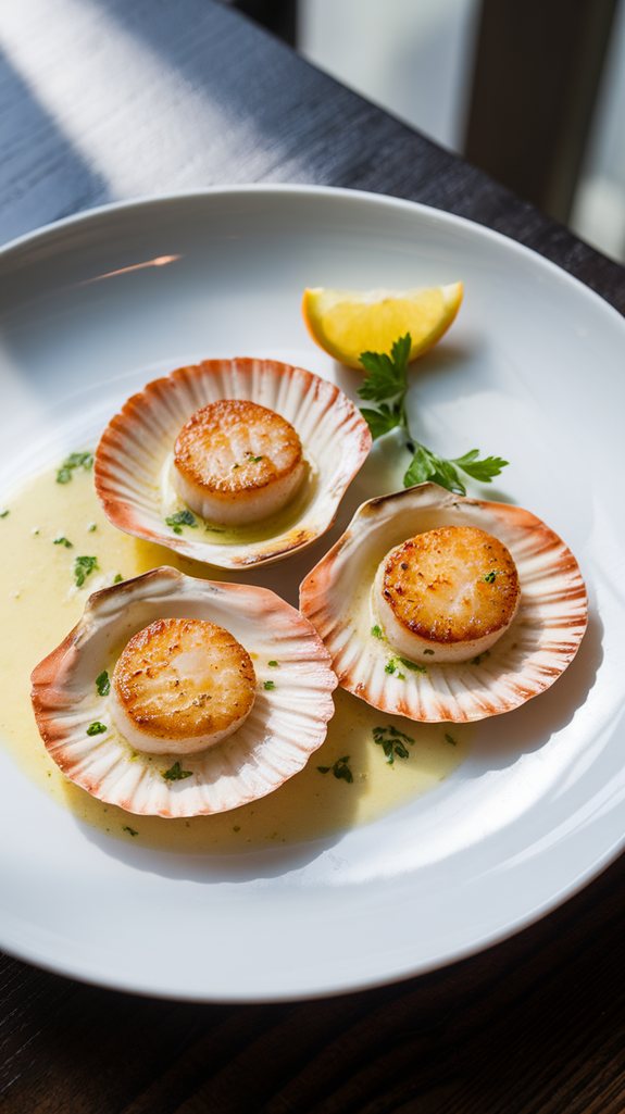 scallops with citrus sauce