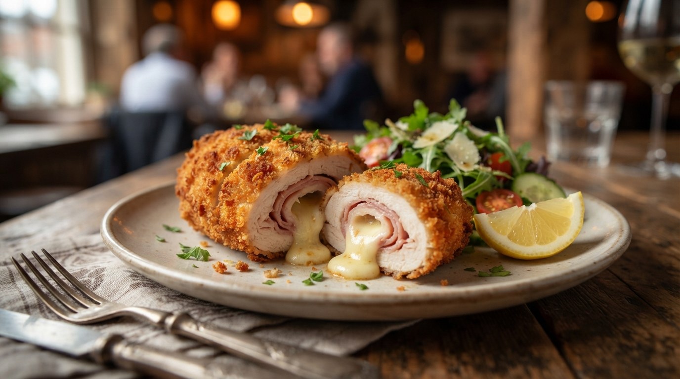 Gordon Ramsay Chicken Cordon Bleu (Crispy Baked)
