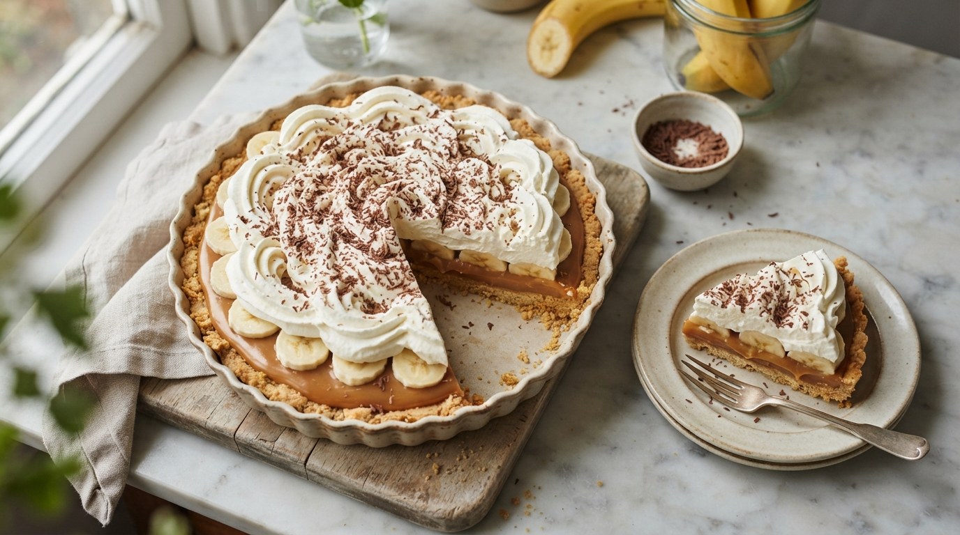 Gordon Ramsay Banoffee Pie (Toffee, Banana & Cream)