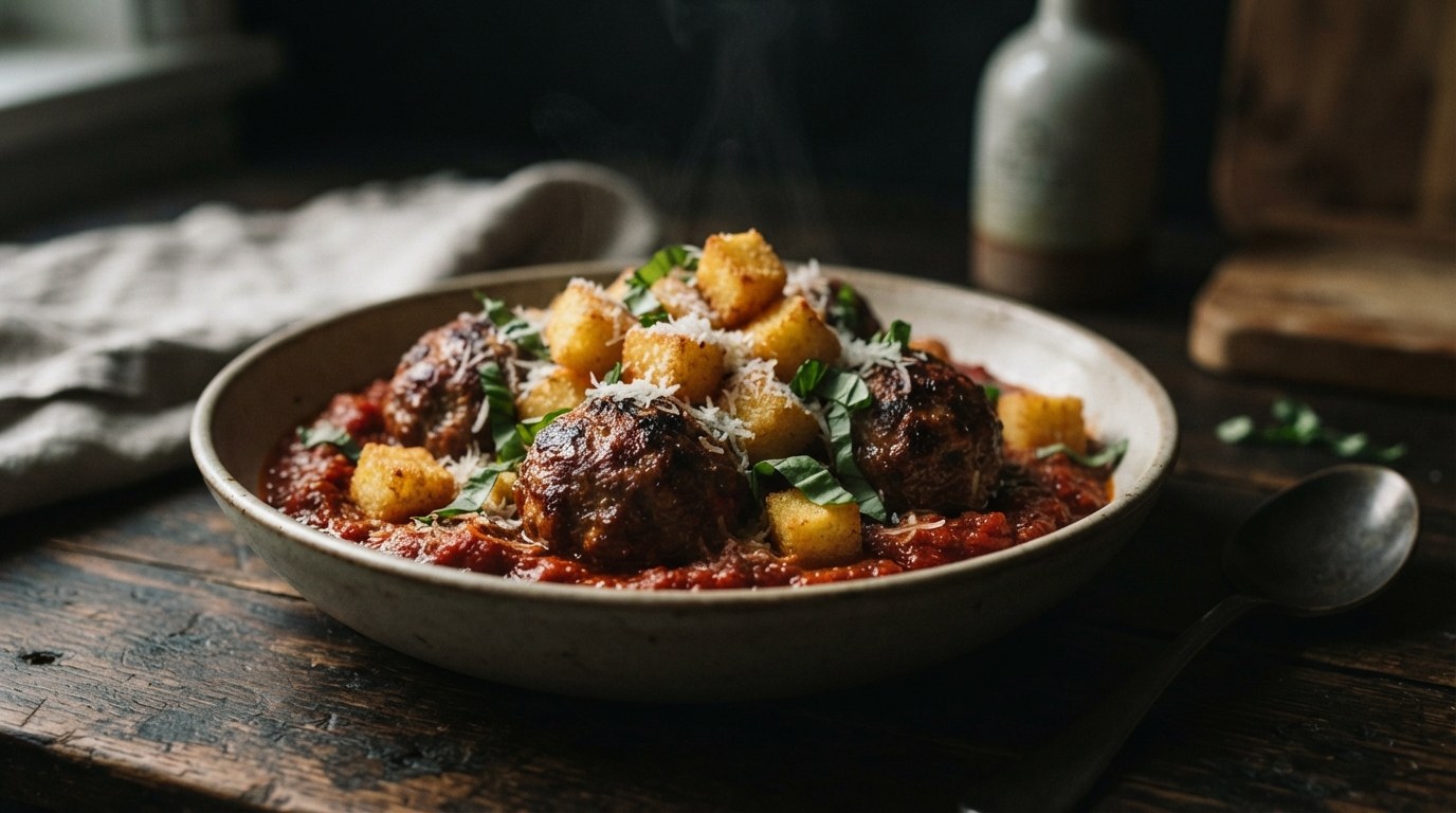 Gordon Ramsay Wagyu Meatballs (Hell's Kitchen-Style)